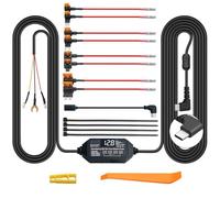 AMTOVL Kit de Cableado USB-C para Dashcam,Kit de Microcargador para Cámara de Coche,12-24V a 5V con con Protección de Baja Tensión,24h. Vigilancia de Estacionamiento Incluye Portafusibles