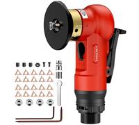 AMTOVL Mini Máquina de Biselado Neumático de 1/4",Biseladora Neumática de Arco de 45 Grados,Velocidad Ajsutable con Cuchilla de Recambio(10R+10C+4 Rodamientos) para Corte y Desbarbado de Metales