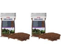 Amtra - Cuarzo cerámico marrón Fino, 1,6-2 mm, Fondo Natural para acuarios de Agua Dulce (Paquete de 2)