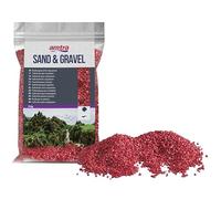Amtra Cuarzo Ceramizado Rojo, Arena de Acuario de Cuarzo Fino, Para Agua Dulce o Salada, Grano de 2-3 mm, Cantidad 5 kg