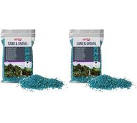 Amtra Cuarzo Ceramizado Turquesa, Arena de Acuario de Cuarzo Fino, para Agua Dulce o Salada, Grano de 2-3 mm, Cantidad 5 kg (Paquete de 2)