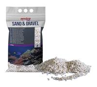 Amtra Gravel Noa, Grava Natural Para Acuarios, Piso Decorativo, Granos Gruesos Blancos De 2-5 Mm, Tamaño 10Kg