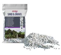 Amtra Gravel Noa, Grava Natural Para Acuarios, Piso Decorativo, Granos Gruesos Blancos De 4-8 Mm, Formato 5 Kg