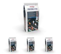 Amtra Pro Pod Stick - Alimento Completo para Carpas Koi, Goldfish De Acuario Y Estanques Ornamentales, En Sticks Flotantes De 12-14 Mm, 2 litros (Paquete de 4)