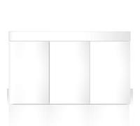 Amtra Station 120 - Mueble Acuario De Madera Blanco, 120X50X80 Cm - Soporte Robusto En Estilo Clásico Y Esencial Para Tener Un Kit Completo De Accesorios Para Acuario - Made In Italy