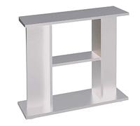 Amtra System 80 - Mueble Para Acuario De Madera Blanca, 80X32X70 Cm - Soporte Robusto En Estilo Clásico Y Esencial Para Tener Un Kit Completo De Accesorios Para Acuario - Made In Italy