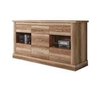 amuéblate online - Aparador, Buffet para Salón Comedor, Modelo Florida, Color Cañón, Práctico y Funcional, Medidas: 171 cm (Ancho) x 88 cm (Alto) x 50 cm (Fondo)