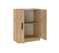 amuéblate online - Armario Mueble de Cocina Bajo de Dos Puertas Alaska, Práctico y Funcional, Color Roble Miel, 60 cm (Ancho) x 80 cm (Alto) x 34 cm (Fondo)