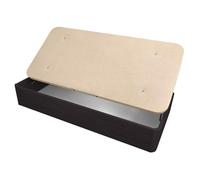 amuéblate Online - Canapé Abatible Apertura Lateral de Madera con Gran Capacidad, Espacioso, Transpirable y Resistente, Esquinas Redondeadas, 90 x 190, Wengué