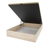 amuéblate online - Canapé Abatible de Madera Súper Reforzado con Gran Capacidad, Esquinas Redondeadas, 90 x 190, Cambria