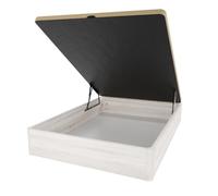 amuéblate online - Canapé Abatible de Madera Súper Reforzado con Gran Capacidad, Esquinas Redondeadas, 90 x 190, Polar