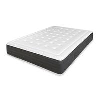 amuéblate online - Colchón viscoelástico 90x200 cm, Flow Comfort+ Multicapa, Altura 24 cm, Firmeza Media/Alta, Tratamiento antiácaros, antibacterias e hipoalergénico. Fabricado en España