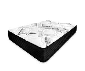 amuéblate Online - Colchón Viscoelástico Híbrido Visco Box con Núcleo de Muelles Ensacados, Confort Óptimo, Firmeza Intermedia, Antiácaros Antibacteriano e Hipoalergénico 140 x 180