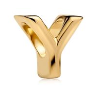 Amuefer Serie de letras de oro S925, compatible con pulseras Pandora, un regalo para mujeres, madres e hijas, incluyendo cumpleaños, aniversarios, día de la madre y día de San Valentín.