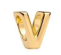 Amuefer Serie de letras de oro S925, compatible con pulseras Pandora, un regalo para mujeres, madres e hijas, incluyendo cumpleaños, aniversarios, día de la madre y día de San Valentín., uno que es