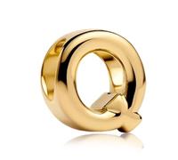 Amuefer Serie de letras de oro S925, compatible con pulseras Pandora, un regalo para mujeres, madres e hijas, incluyendo cumpleaños, aniversarios, día de la madre y día de San Valentín.