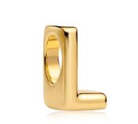 Amuefer Serie de letras de oro S925, compatible con pulseras Pandora, un regalo para mujeres, madres e hijas, incluyendo cumpleaños, aniversarios, día de la madre y día de San Valentín., uno que es
