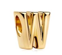 Amuefer Serie de letras de oro S925, compatible con pulseras Pandora, un regalo para mujeres, madres e hijas, incluyendo cumpleaños, aniversarios, día de la madre y día de San Valentín., uno que es
