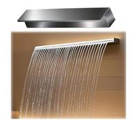 AMUFJJ Cascada Piscina Kit De Desagüe Cascada para Fuentes Decorativas Piscina, con Conector Tubería, Personalizable para Jardín, Patio Y(36in/91cm)