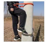 AMUFJJ crampones de árboles Hebilla De Pie Seguridad para Electricistas Alta Resistencia, Juego Abrazaderas Soporte para Escalar Postes Duros, Cemento O Metálicos(9 4/5in (25cm))