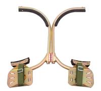 AMUFJJ crampones de árboles Soporte De Acero Reutilizable para Postes De Escalada, Hebilla Flexible para Pies De Escalada, Herramientas para Trepar Postes De Hormigón.(17 7/10" (450mm))