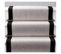 AMUFJJ Varillas para Alfombras Barras De Escalera Latón para Alfombras, Soporte para Escaleras Comerciales Hotel, Biblioteca Y Museo, con Tornillos Montaje(12 Pack,81cm (32"))