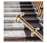 AMUFJJ Varillas para Alfombras Barras De Soporte para Alfombras Escalera Latón, Barra Antideslizante para Decoración Peldaño Largo, Varilla Tubular Engrosada(16 Pack,32in/81cm)