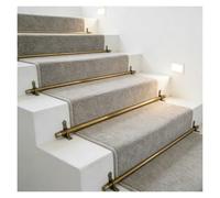 AMUFJJ Varillas para Alfombras Carper Rod Fijador De Alfombras para Escaleras para Escaleras Interiores, Oficinas/Salas De Exposición/Salas De Conciertos Varillas De Latón(14 Pack,32in (81cm))