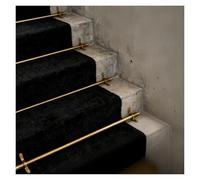 AMUFJJ Varillas para Alfombras Juego De Varillas De Latón para Peldaños De Escaleras para Uso Comercial, Varillas De Soporte De Presión para Alfombras De Escaleras De Oficinas(12 pcs,81cm (32in))