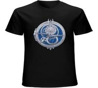 Amulet of Daylight T-Shirt Men Adventure Movie T Shirt Trollhunter Tshirt Cotton 3D Anime Top tee Streetwear Harajuku Black XXL