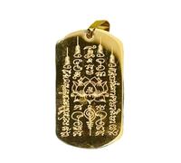 Amuleto colgante budista, colgante tailandés,Budismo Costilización de las Escrituras - Accesorios de llavero religioso, bendición de decoración interior del automóvil para el collar