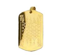 Amuleto colgante budista, colgante tailandés, Budismo Costilización de las Escrituras, Accesorios de llavero religioso, bendición de decoración interior del automóvil para el collar