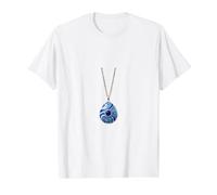 Amuleto contra el Mal de Ojo Nazar protección Buena Suerte Camiseta gráfica económica, Hombre, Blanco, XL