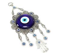 Amuleto de Mano de Hamsa para Colgar en la Pared, diseño de Ojo Azul Turco