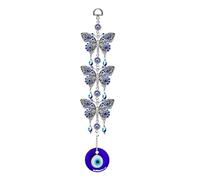 Amuleto de Mariposa Azul contra el Mal de Ojo para Colgar en la Pared, protección del hogar y decoración de bendición (Mariposas)