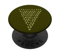 Amuleto de protección de Palabras hebreas Abracadabra PopSockets PopGrip Adhesivo