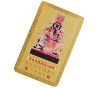 Amuleto Tai Sui 2025 - Tarjetas tradicionales de protección Tai Sui 2025 de cobre, colección de Año Nuevo Lunar Chino de la Serpiente | Tarjeta de bendición del Festival de Primavera para la buena