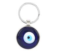 Amuletos de cuentas de ojo malvado azul turco, cuentas de ojo malvado de Hamsa, llavero colgante de cristal de ojo de Hamsa, amuleto para la buena suerte