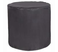 Amunpitic Cubierta Mesa Jardin Impermeable 43x20cm, Funda para Muebles de Jardín Exterior, Funda Sofa Redonda Exterior Anti-UV, Impermeables y Resistente ai Viento, Protectora Muebles Jardin
