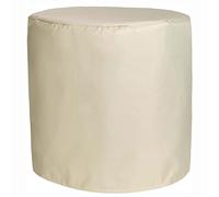Amunpitic Cubierta Mesa Jardin Impermeable 43x20cm, Funda para Muebles de Jardín Exterior, Funda Sofa Redonda Exterior Anti-UV, Impermeables y Resistente ai Viento, Protectora Muebles Jardin