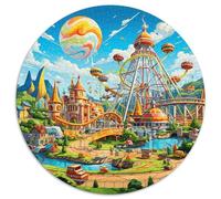 Amusement Parks 1000 Teile Science Fiction Puzzle Für Erwachsene Familien-Challenge Stresslindernde Unterhaltung Gedächtnis Trainieren Für Die Ganze Familie, Geschenke Für Frauen & Männer 1000pcs (67.