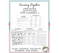Amusing Algebra Activities for Algebra 1