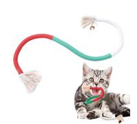 Amusingtao Juguete para masticar para gatos, cuerda de morder, juguete interactivo para gatos, cuidado dental y contra el mal aliento (70 cm)