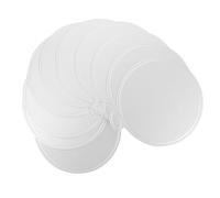 AMUSLESUR 100 Bases Redondas para Tartas de Papel Plata, Gruesas y Prácticas para Servir en Celebraciones y Negocios de Comida