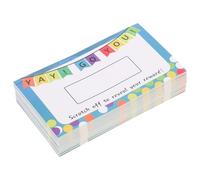 AMUSLESUR 100 Tarjetas Rasca y Gana Personalizables de Papel para Estudiantes y Profesores, Diseño Creativo para Incentivos en Aulas y Eventos Personales