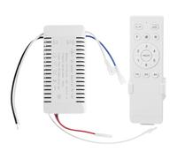 AMUSLESUR 1juego Control Remoto para Ventilador de Techo Dc con Velocidades Temporizador de Tiempo y Control de Luz Kit de Reemplazo con Circuito de Aislamiento Estable para Motor Variable