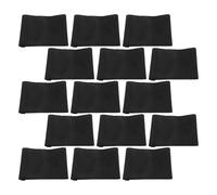 AMUSLESUR 25 Brazaletes Negros de Luto Elásticos y Ajustables para Brazo, Tejidos Suaves y Transpirables, Ideales para Eventos Deportivos y Grandes Reuniones