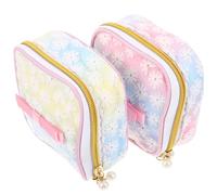 AMUSLESUR 2piezas Bolsas de Almacenamiento para Compresas Menstruales de Unidades con Cremallera Diseño Portátil y Duradero Color Aleatorio para Higiene Femenina y