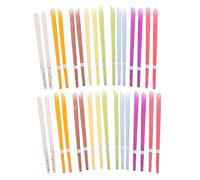 AMUSLESUR 32 Velas para Oídos en Cera Aroma Natural y Forma Especial para Terapia Corporal y Aromaterapia, Colores Variados para Uso en Casa y Obsequio Color Aleatorio