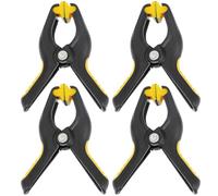 AMUSLESUR 4 Clips Negros de Abs y Silicona para Reparación de Teléfonos Inteligentes, Ventosas de Pantalla Ajustables Que Evitan Rayaduras, Ideales para Levantar Vidrio y Sujetar Pantalla